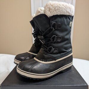 Sorel Kids' Yoot Pac Nylon Waterproof Boots, Black, Kids size 4